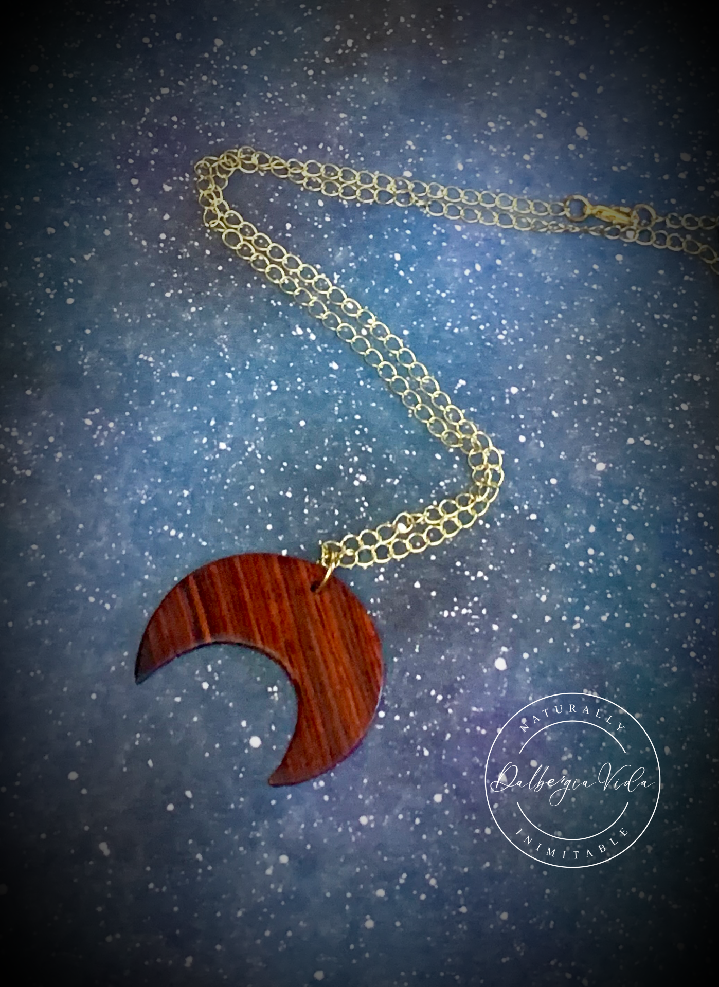 Bolo Crescent Moon Pendant