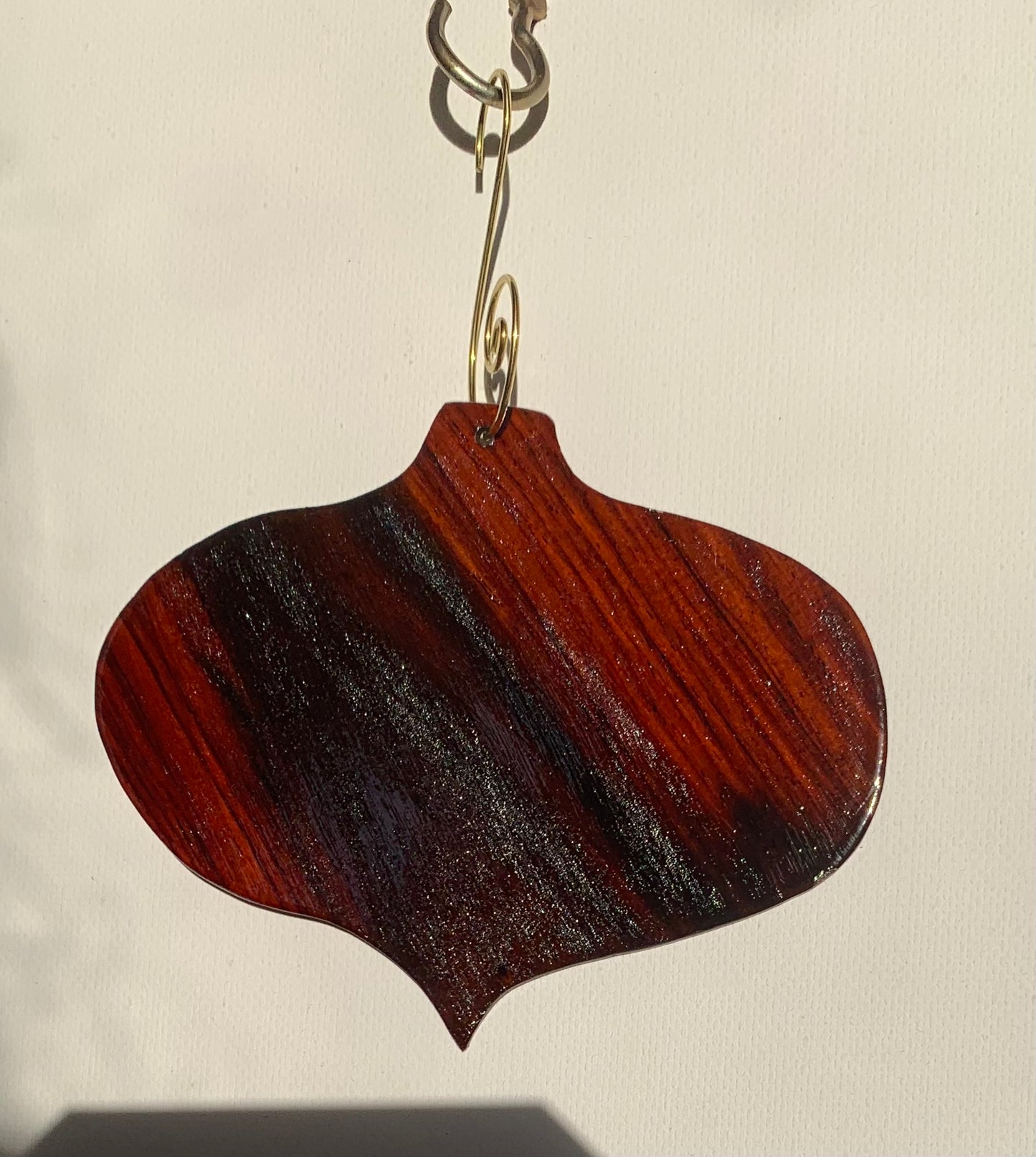 Cocobolo Finial Ornament