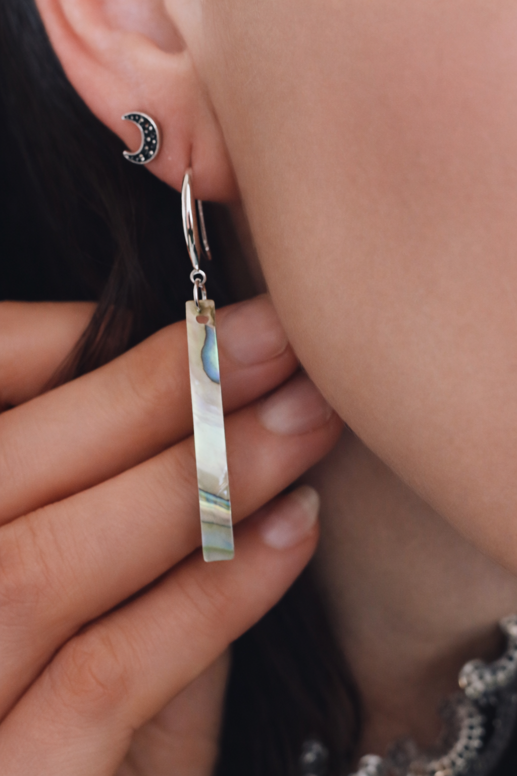 Moonlight Sliver Earrings