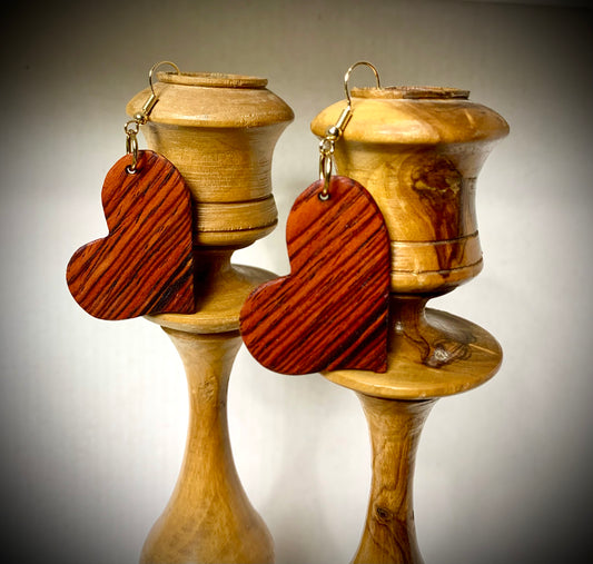 Cocobolo Hearts