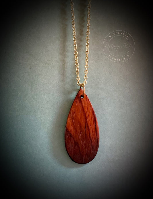 Cocobolo Tear Drop Pendant