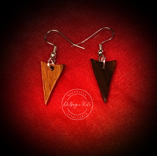 Macassar Ebony Dagger Earrings