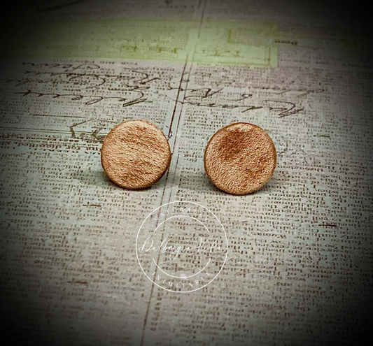 Wood "Pearl" Studs