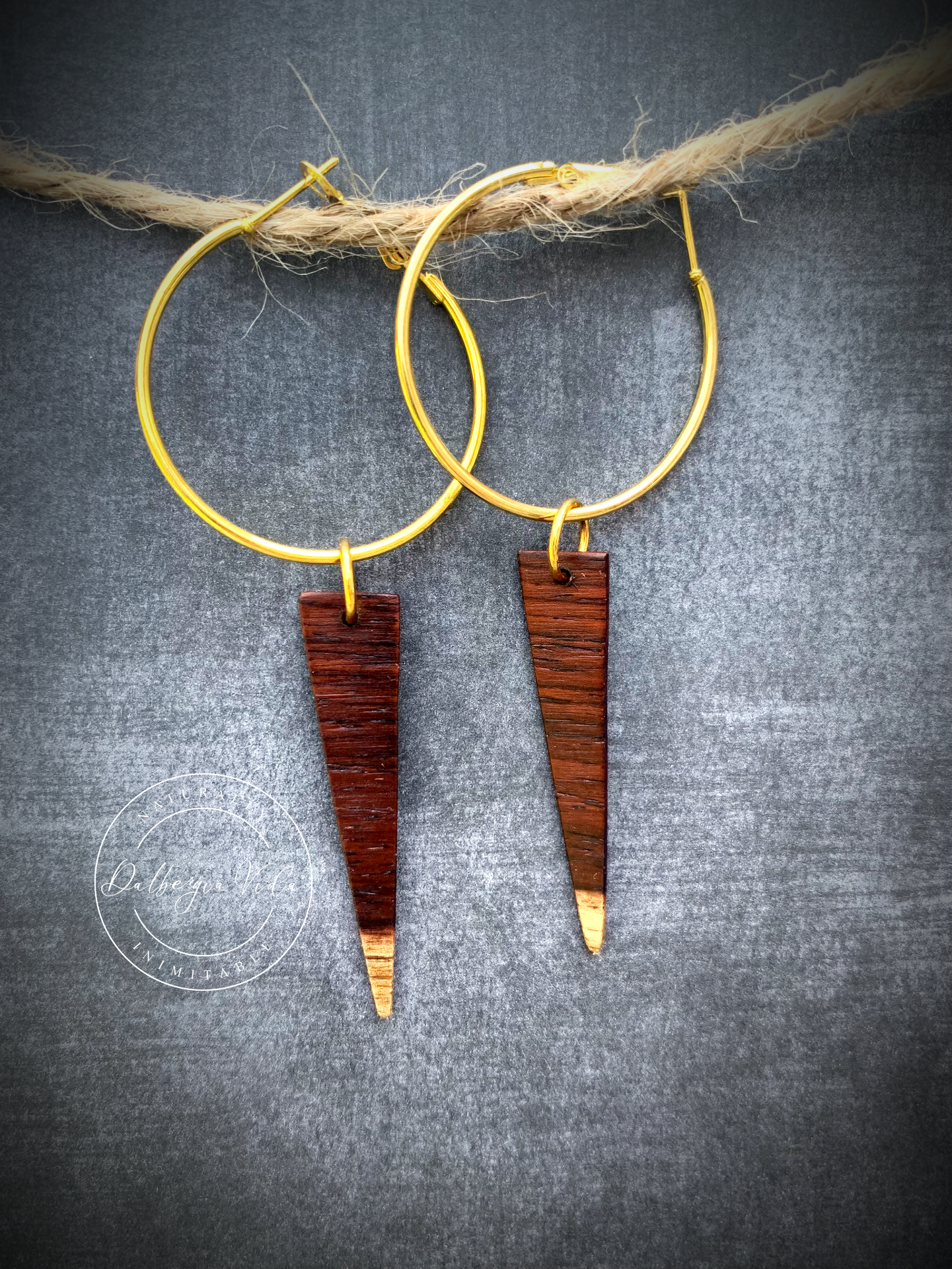 Cocobolo Hoops