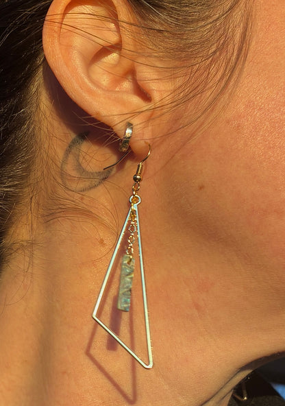 Sea Prism Bar Earrings