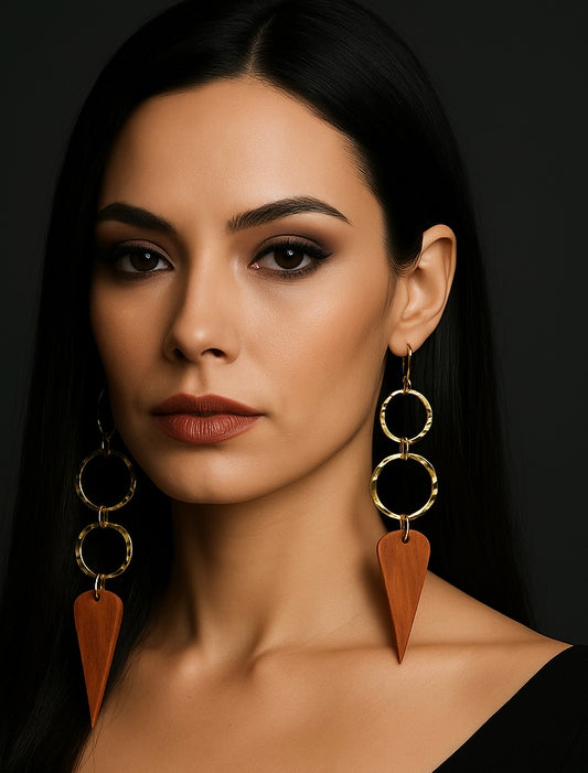 Golden Tone Earrings